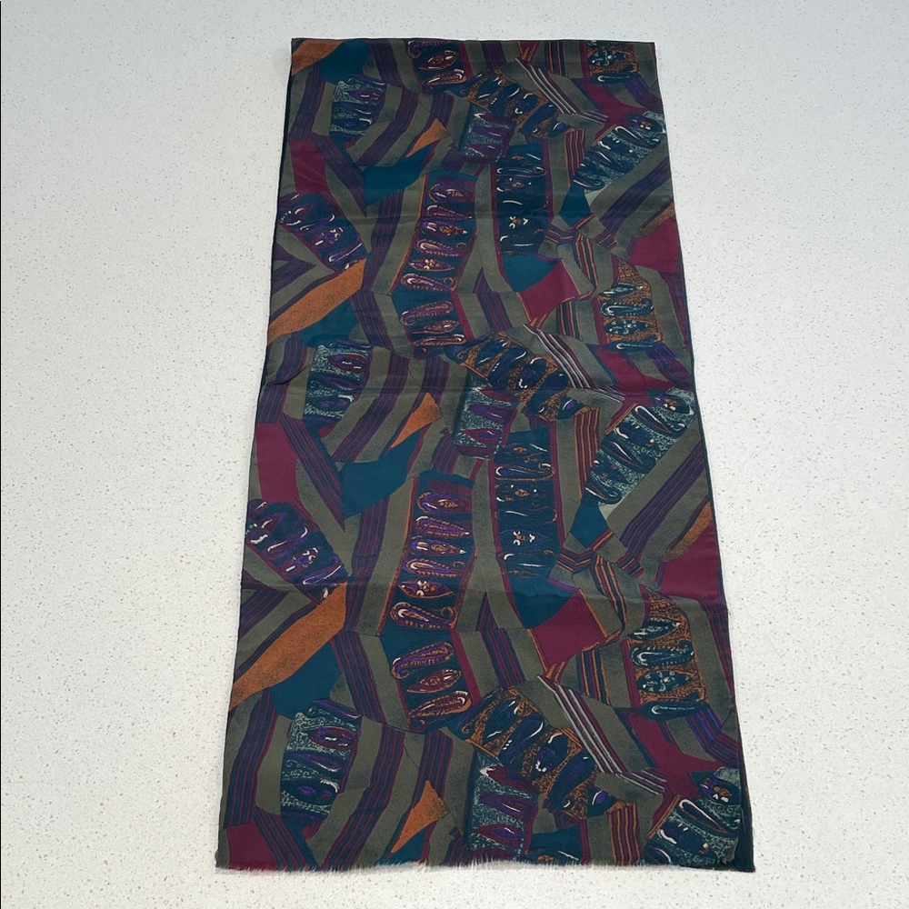 Italian Silk and Wool Scarf